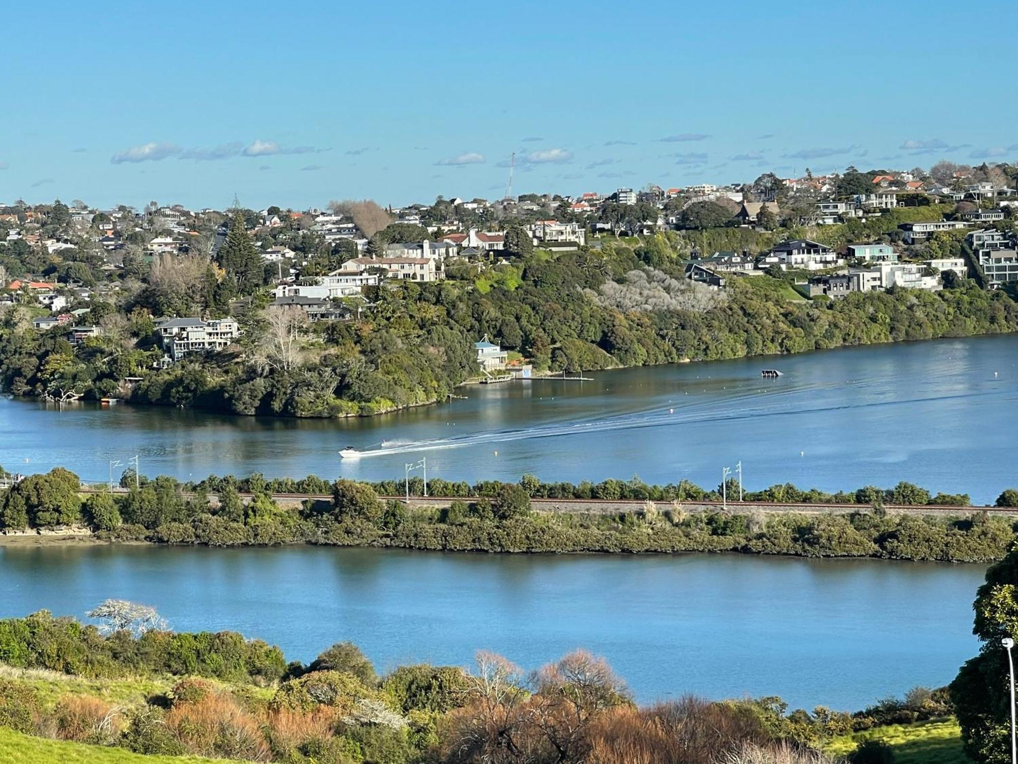 Villa Basin View Auckland Esterno foto